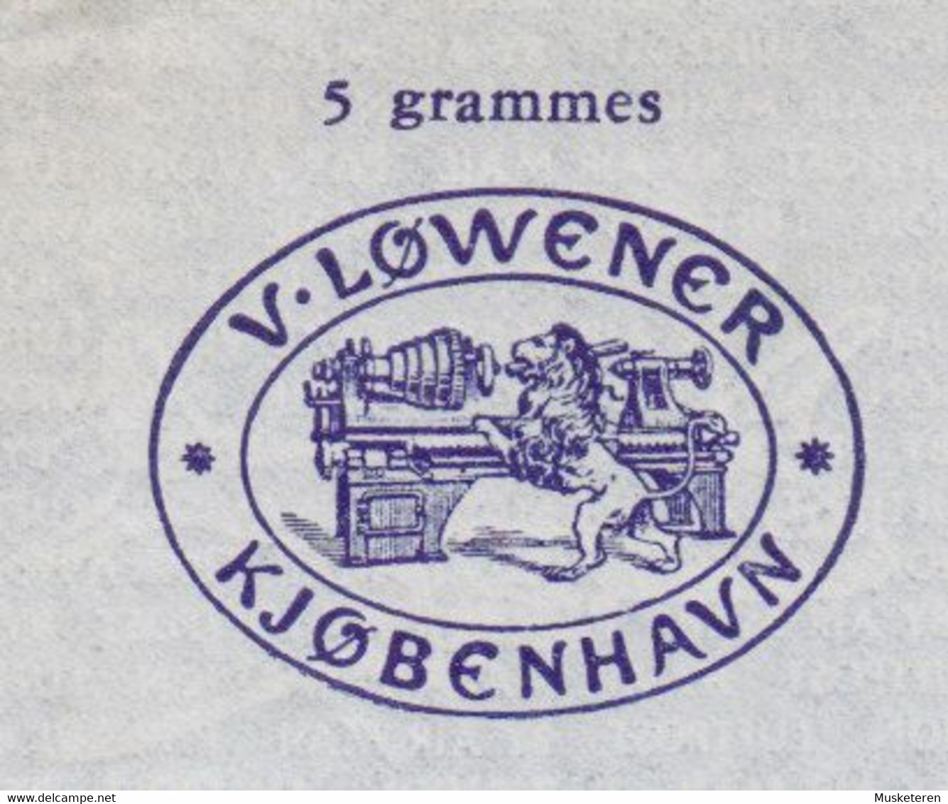 Denmark Perfin Perforé Lochung 'V.L.' V. LØWENER On 1960 Coverpiece To MINNEAPOLIS United States - Abarten Und Kuriositäten