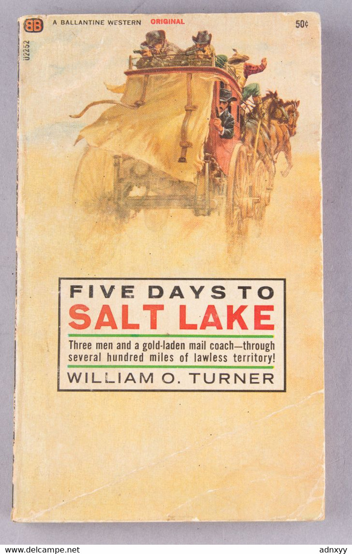 Livre De Poche "Five Days To Salt Lake" Publié En Mars 1966, Trouvé Au Vietnam - Inglese