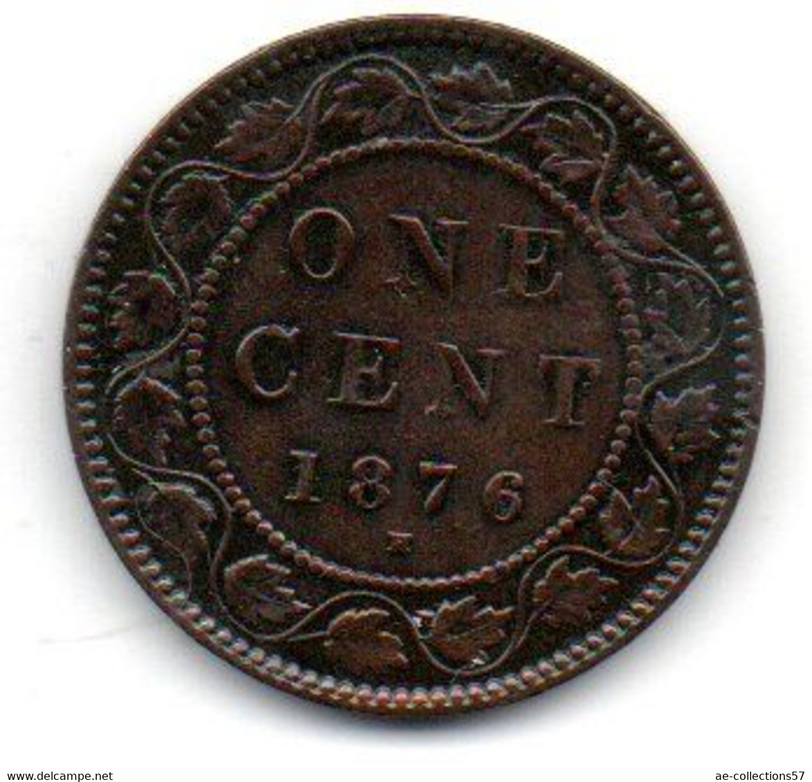 Canada 1 Cent 1876 H TTB - Canada