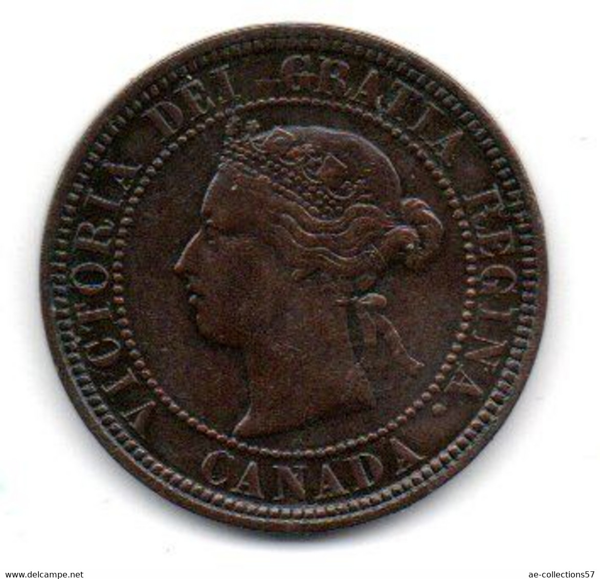 Canada 1 Cent 1876 H TTB - Canada