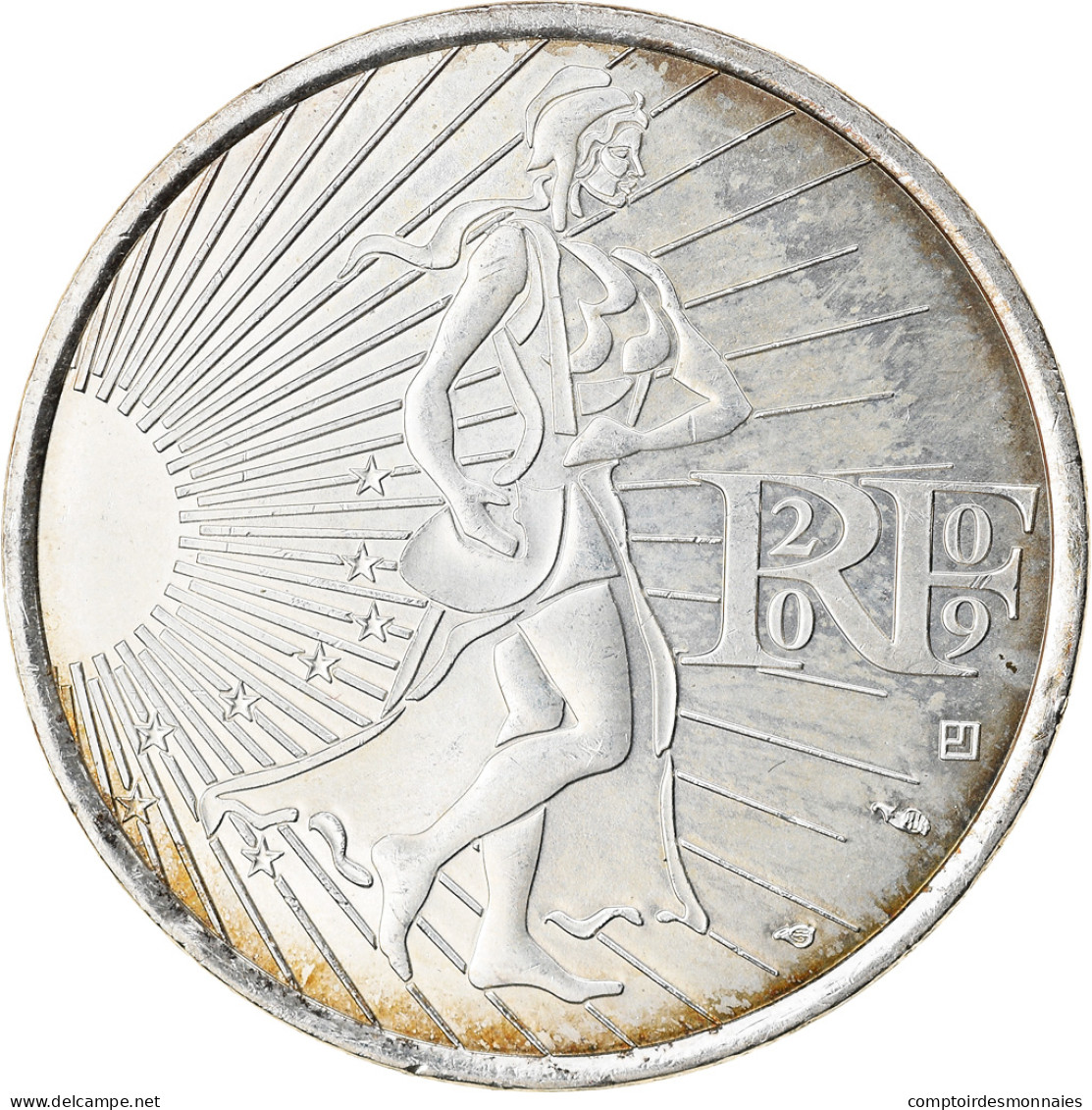 France, 10 Euro, 2009, SUP, Argent, Gadoury:EU337, KM:1580 - France