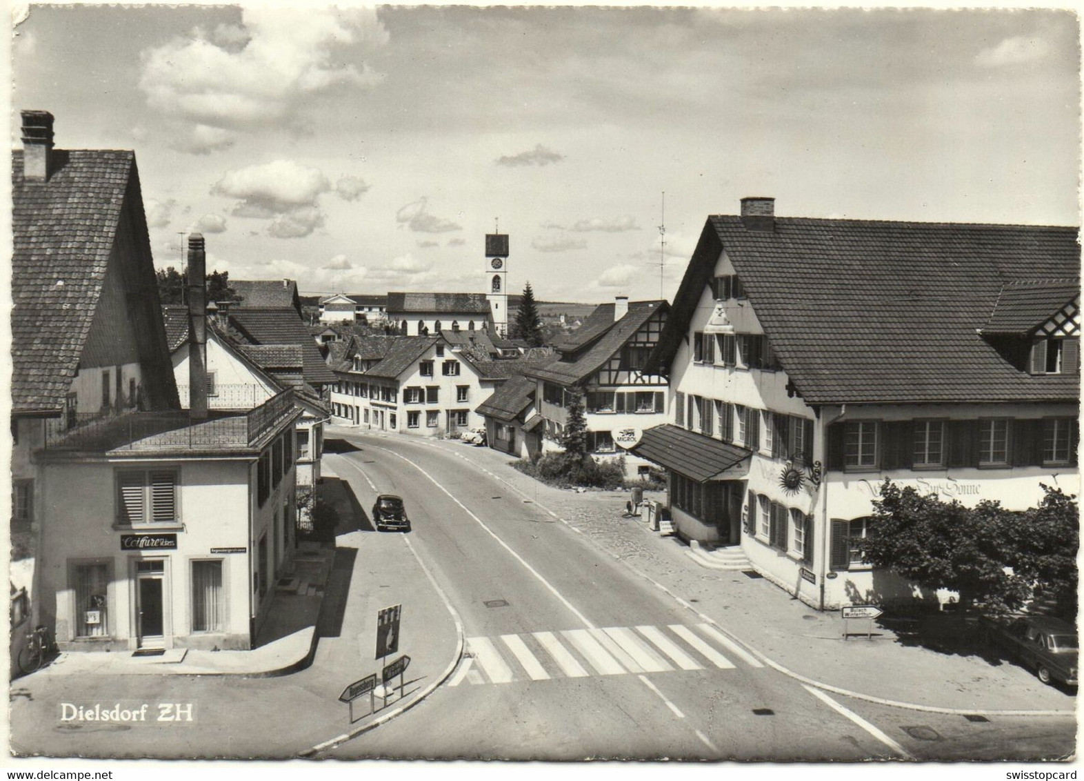 DIELSDORF ZH Gasthaus Zur Sonne Migrol-Tankstelle Auto - Dielsdorf