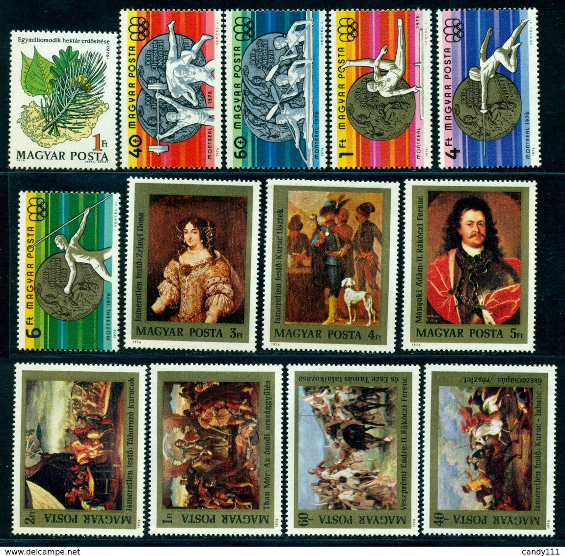 1976 Hungary,Ungarn,Hongrie,Ungheria,Complete Year Set=64 Stamps+6s/s,CV$100,MNH - Años Completos