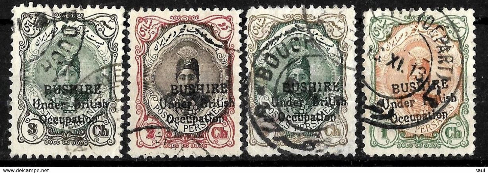 736 - IRAN - PERSE - 1915 -  RARE BUSHIRE OVERPRINT - CANCELLED -  FORGERIES, FALSES, FALSCHEN, FAUX - Collections (without Album)