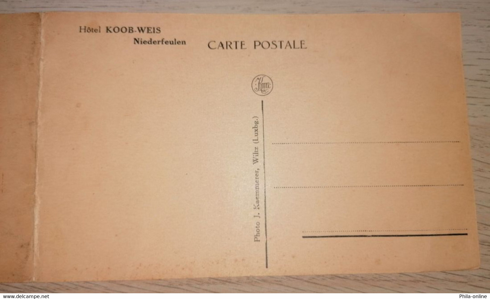 * Niederfeulen * Doppelkarte * Hôtel Koob-Weis * - Otros & Sin Clasificación