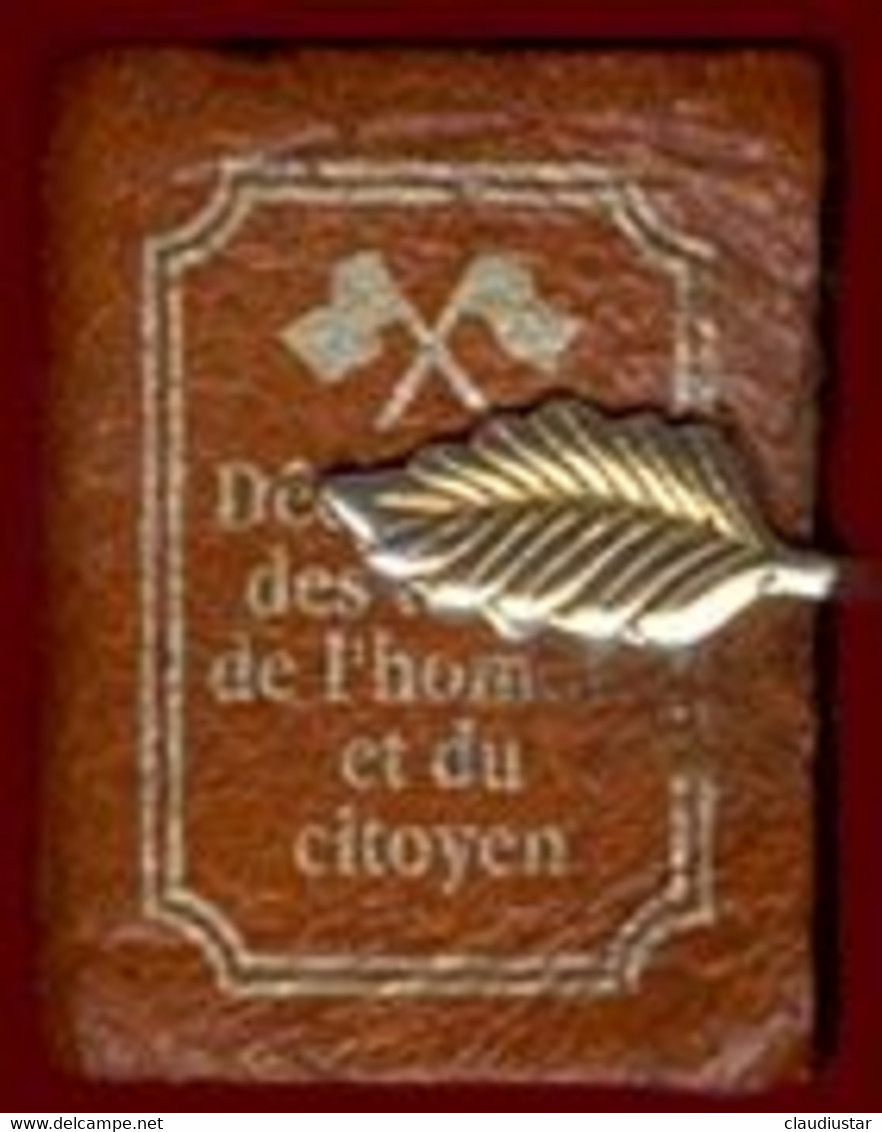 ** DECLARATION  Des  DROITS  De  L' HOMME  Et  Du  CITOYEN ** - Documentos Históricos