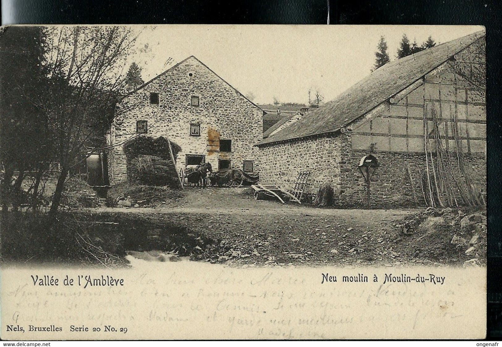 CP (Neu Moulin à Moulin-du-Ruy ) Obl. 1906 + Griffe De ROANNE - COO - Langstempel