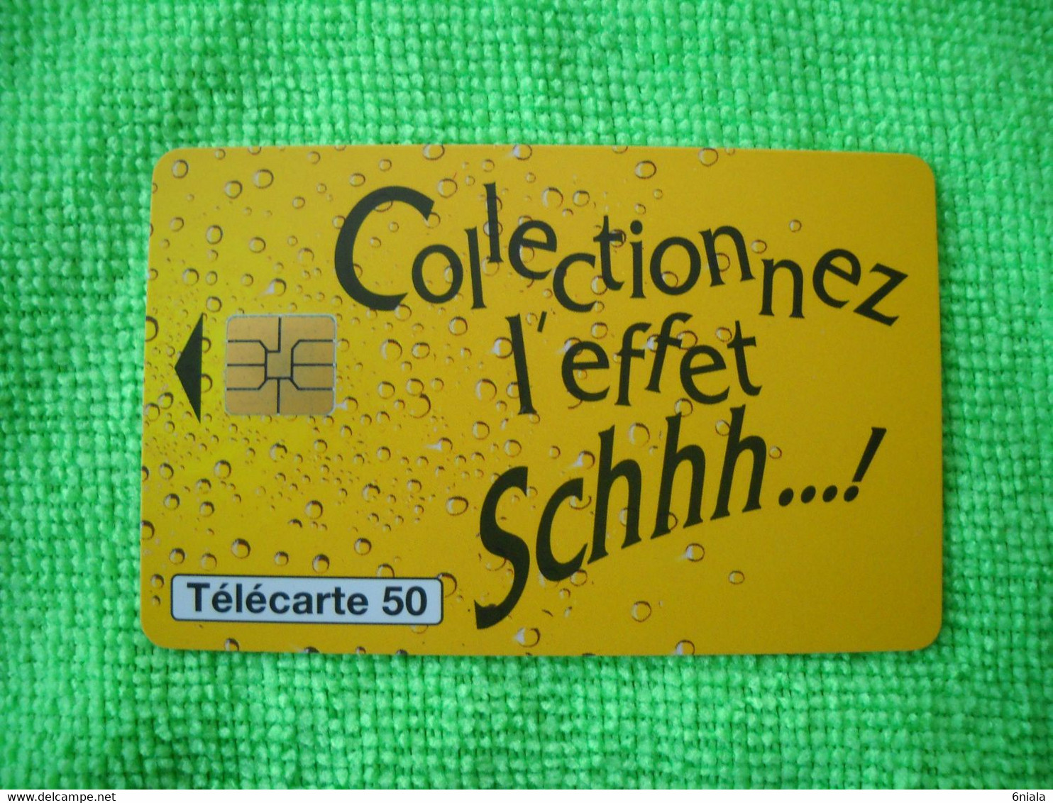 7077 Télécarte Collection Boisson Collectionnez  SCHWEPPES     50u  ( Recto Verso)  Carte Téléphonique - Levensmiddelen