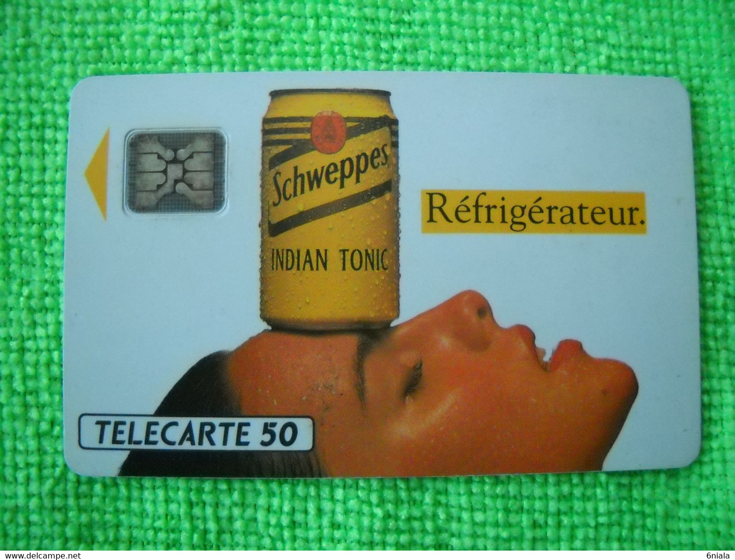 7078 Télécarte Collection Boisson  SCHWEPPES Sport Club  50u Réfrigérateur  ( Recto Verso)  Carte Téléphonique - Alimentazioni