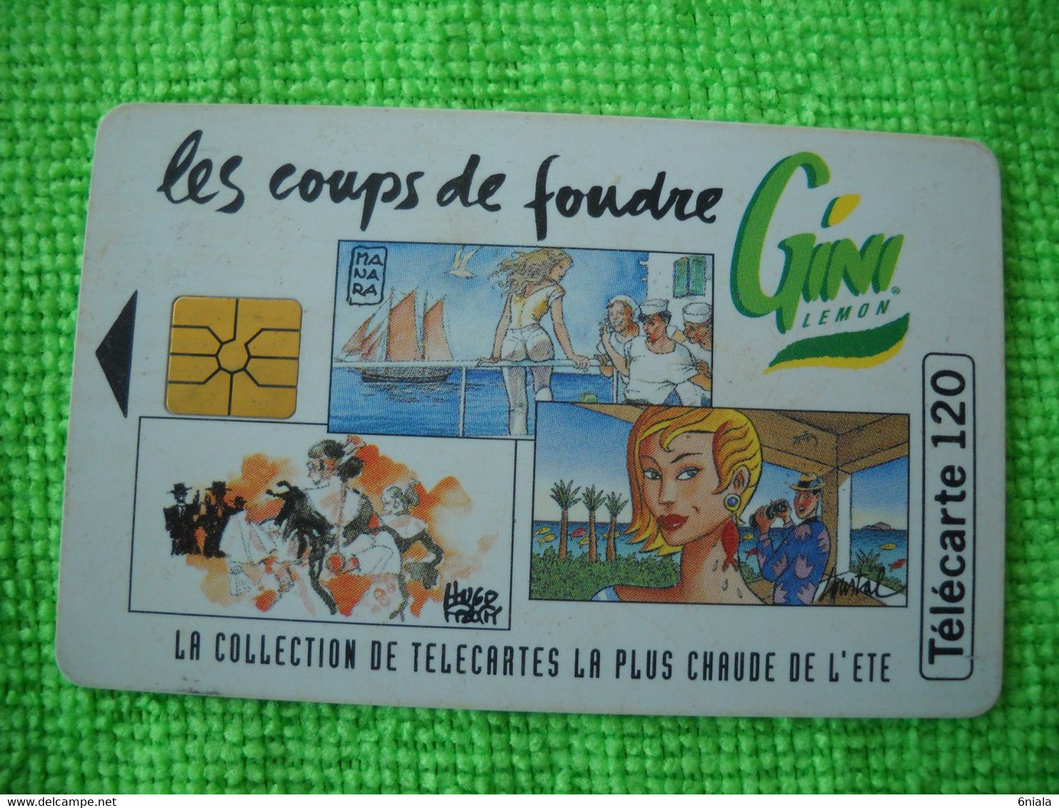 7079 Télécarte Collection Boisson GINI Coup De Foudre   50u  ( Recto Verso)  Carte Téléphonique - Alimentation