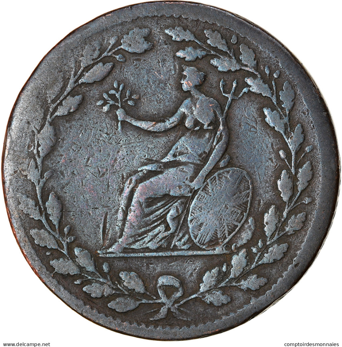 Monnaie, Grande-Bretagne, Essex, British Copper Company, Halfpenny Token, 1811 - Otros & Sin Clasificación