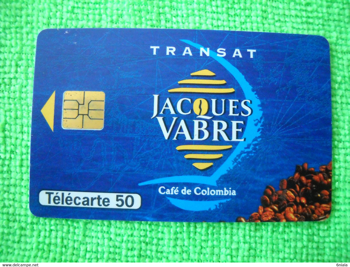 7087 Télécarte Collection TRANSAT JACQUES VABRE Café De Colombie  50u  ( Recto Verso)  Carte Téléphonique - Alimentazioni