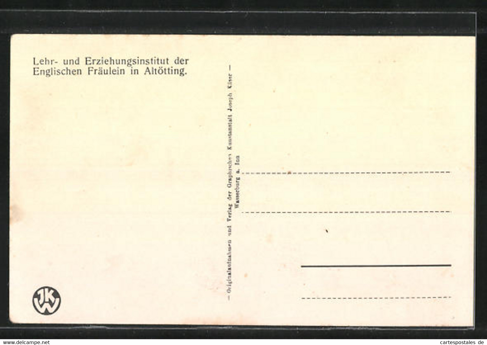 AK Altötting, Inneres Der Turnhalle Des Lehr- U. Erziehungsinstitut Der Englischen Fräulein - Altötting