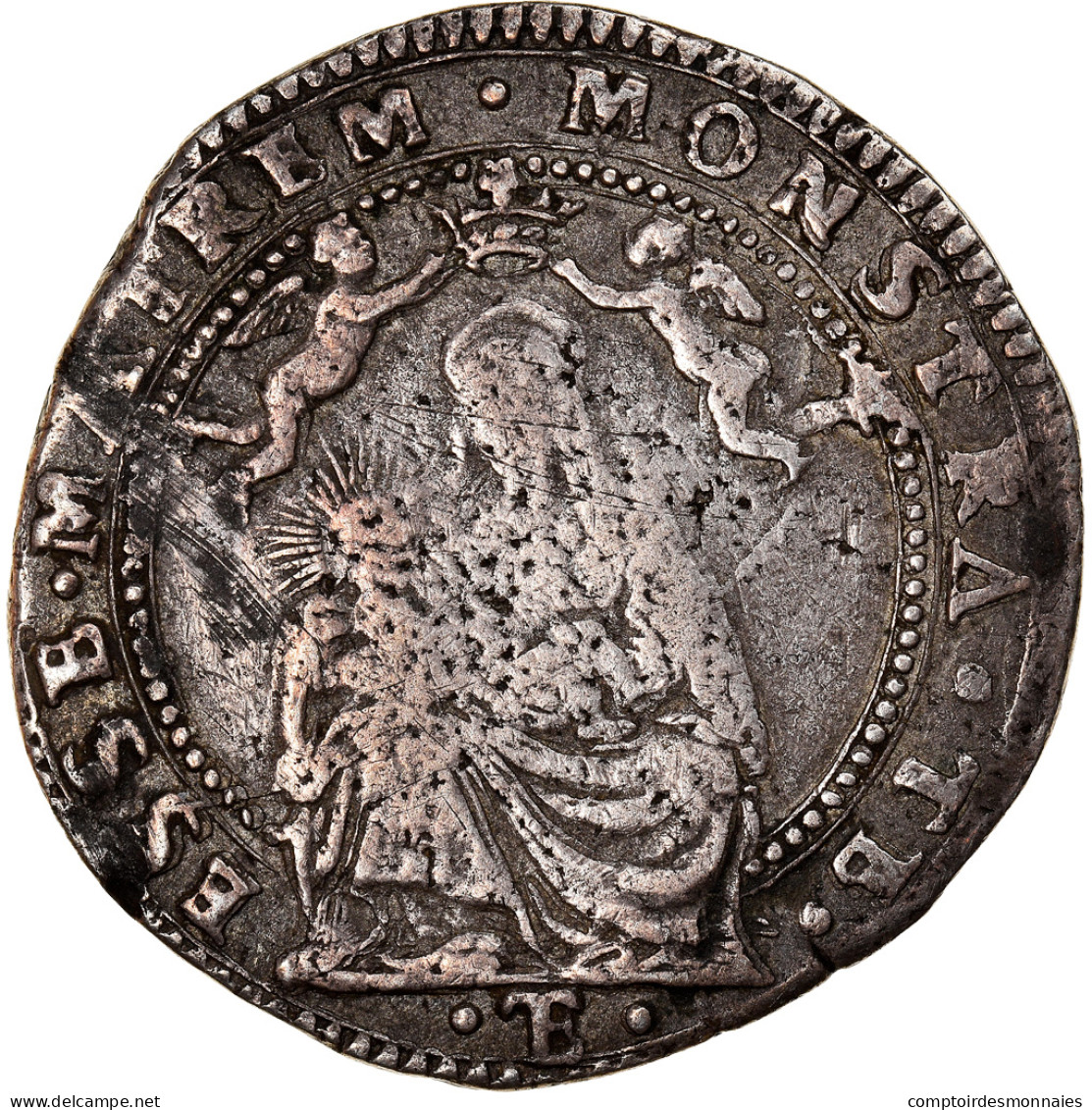 Monnaie, États Italiens, Ranuccio Farnese I, 40 Soldi Quarantano, Parma, TTB - Parma