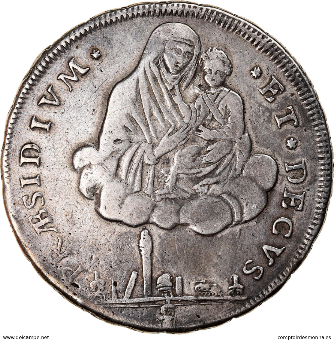 Monnaie, États Italiens, PAPAL STATES-BOLOGNA, 10 Paoli, Scudo, 1797, Bologna - Emilie