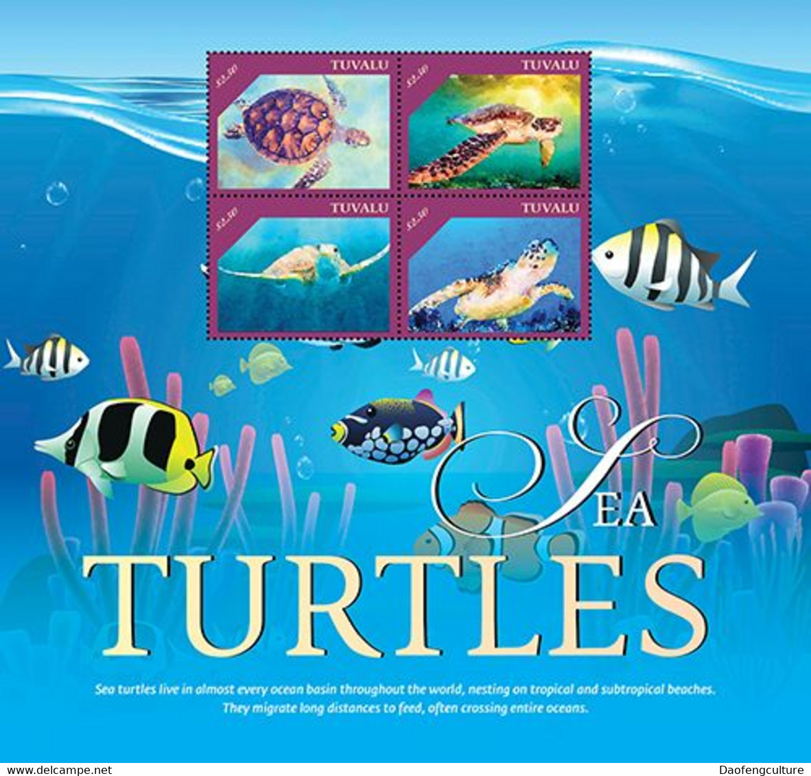 Tuvalu 2020 Fauna  Sea Turtles I202104 - Tuvalu