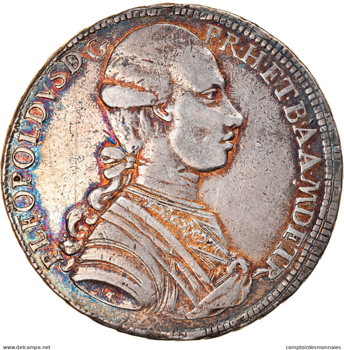 Monnaie, États Italiens, TUSCANY, Pietro Leopoldo, Francescone, 10 Paoli, 1784 - Toskana