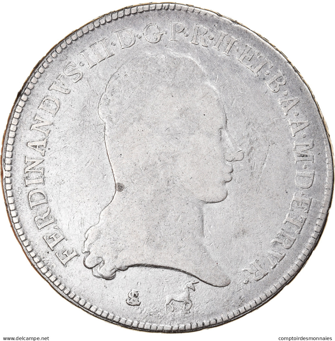 Monnaie, États Italiens, TUSCANY, Ferdinando III, Francescone, 10 Paoli, 1796 - Toscana