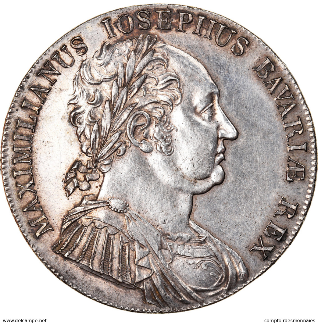Monnaie, Etats Allemands, BAVARIA, Maximilian IV, Josef, Thaler, Convention - Taler & Doppeltaler