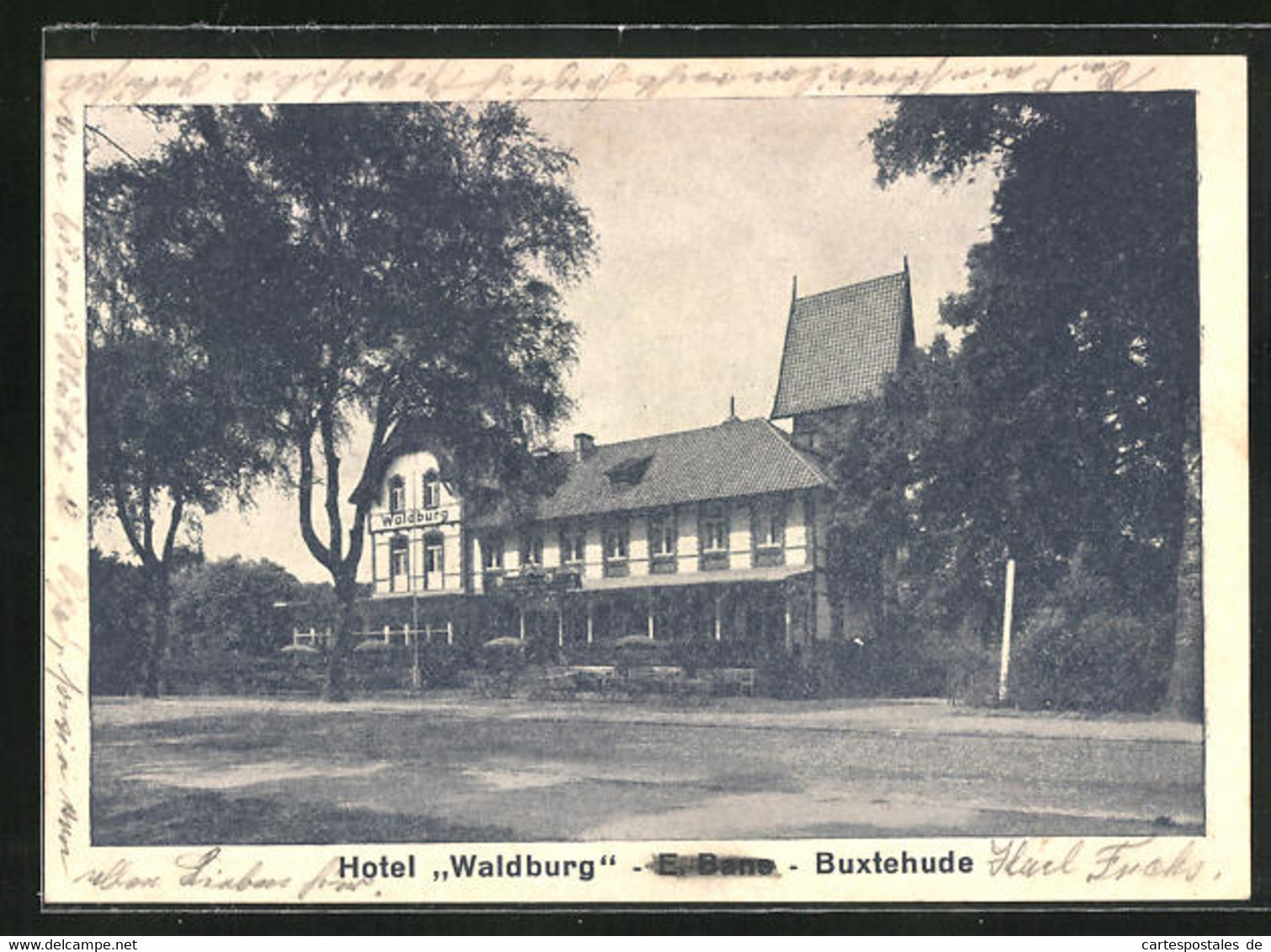 AK Buxtehude, Hotel Waldburg - Buxtehude