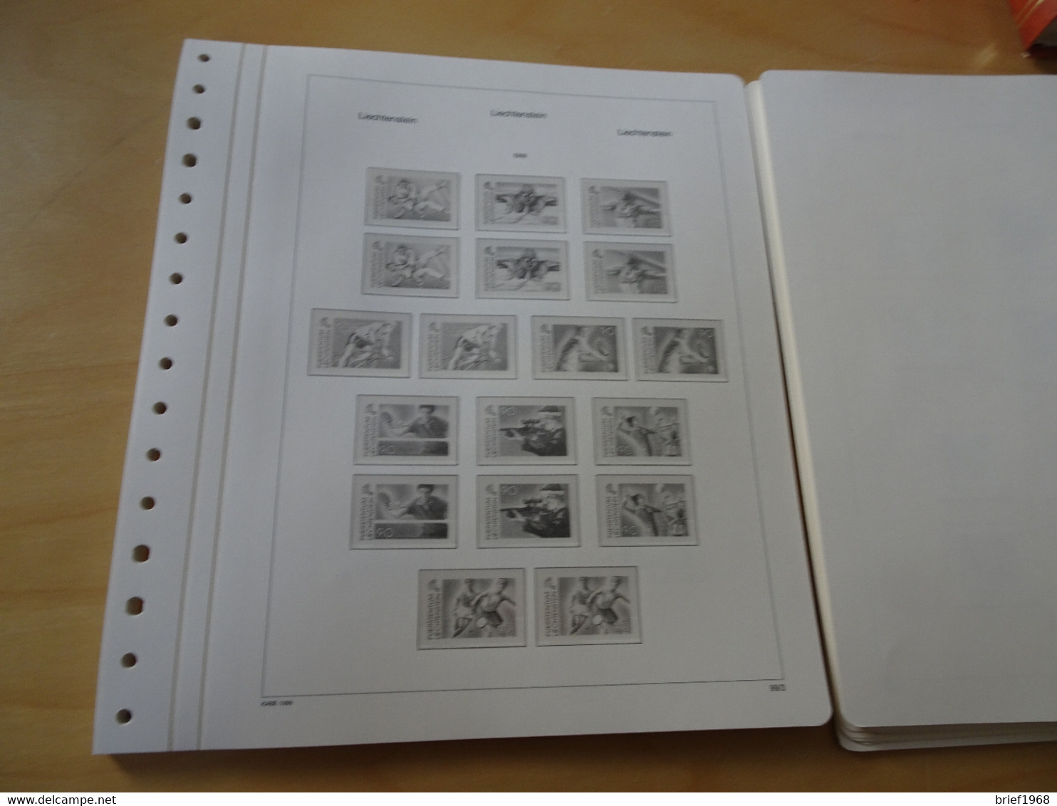Liechtenstein Kabe Bicollect 1990-2002 Falzlos (16911) - Pre-printed Pages