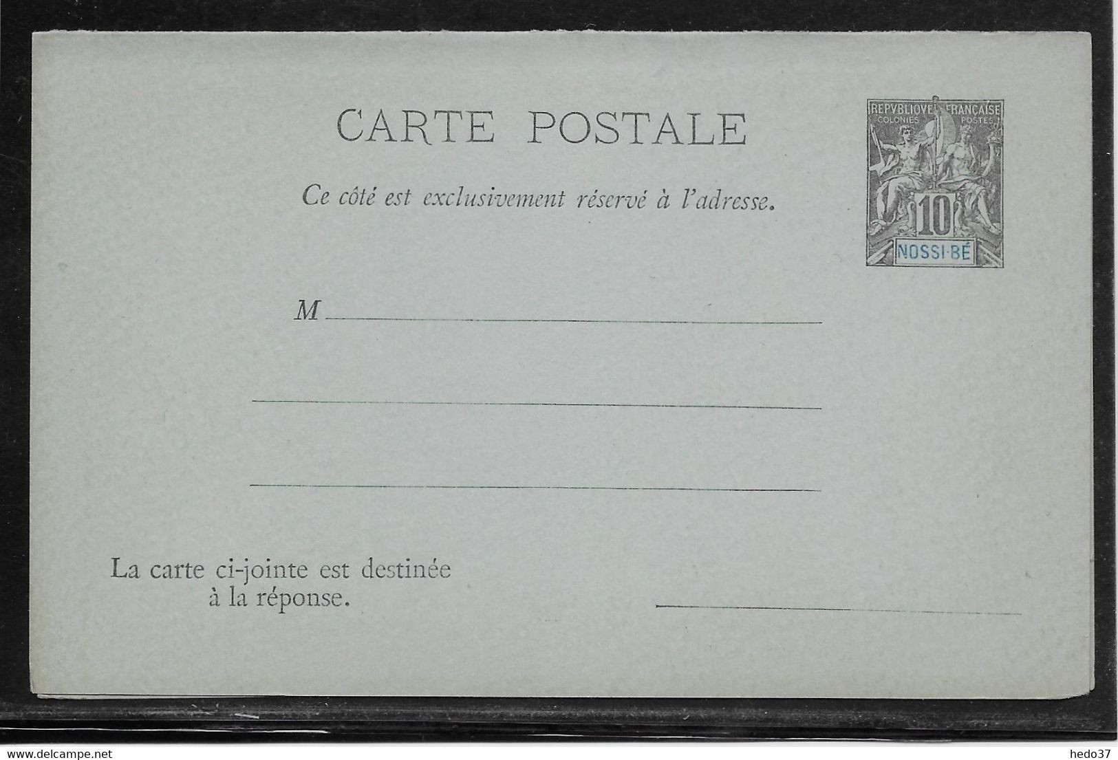 Nossi-Bé - Entiers Postaux Acep CPRP 2 - TB - Briefe U. Dokumente