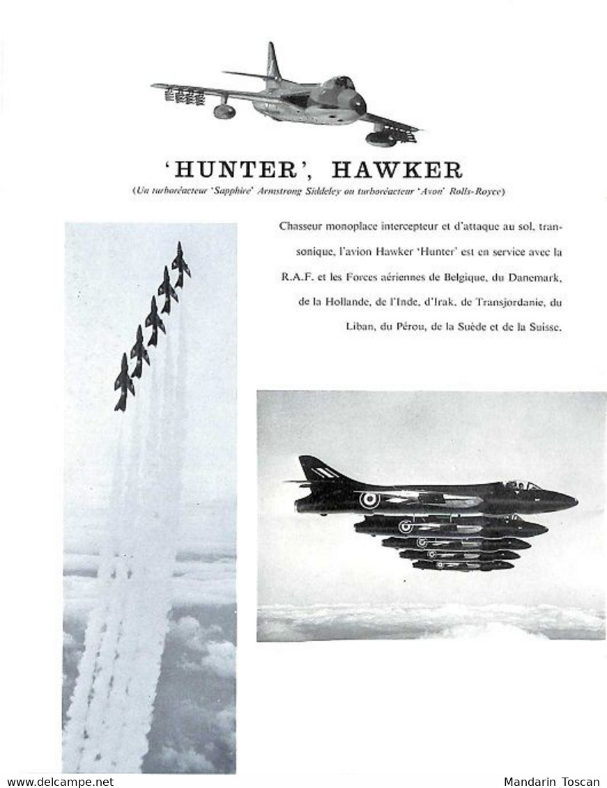 Hawker Siddeley Aviation (1956) (aviation UK) - Armée Britannique