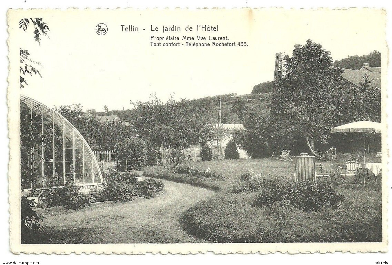 §  -  TELLIN   -   Le Jardin De L'Hôtel - Tellin