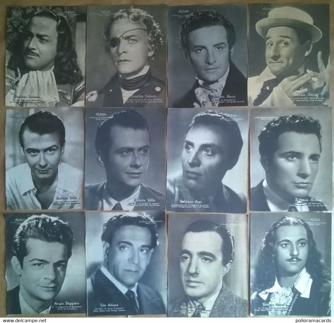 58 Ritagli Attori Da Rivista Di Film Cinema Teatro Radio - Collezione Privata - Pictures