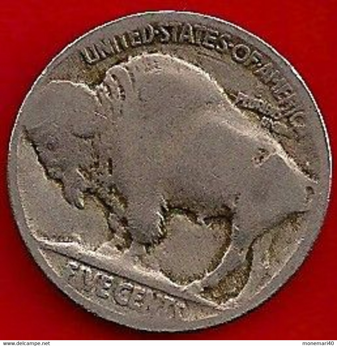 ÉTATS-UNIS 5 CENTS - ANNÉE DATE IILLISIBLE (USAGÉE) - 1913-1938: Buffalo
