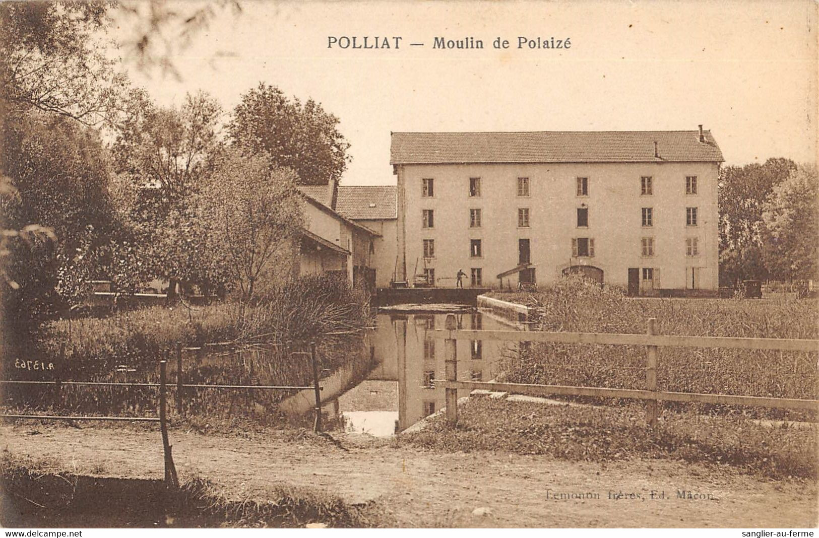 CPA 01 POLLIAT MOULIN DE POLAIZE (cliché Pas Courant - Unclassified