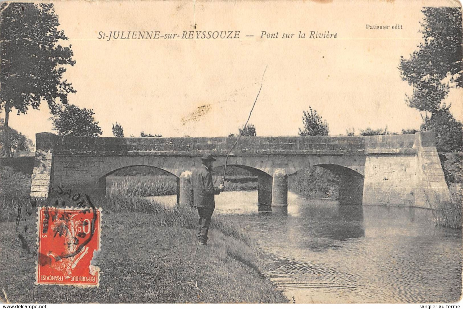 CPA 01 SAINT JULIEN SUR REYSSOUZE PONT SUR LA RIVIERE (cliché Pas Courant - Ohne Zuordnung