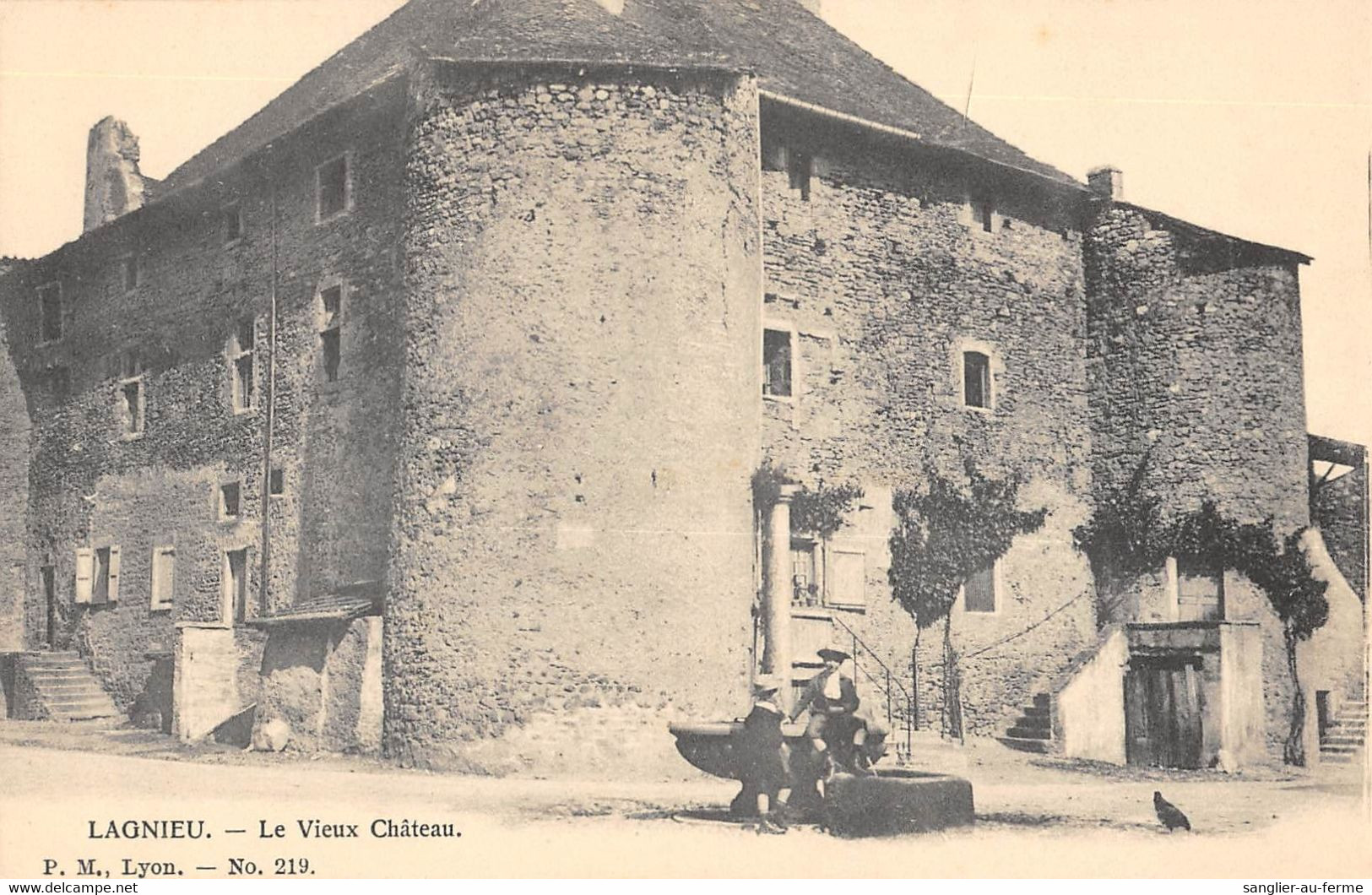 CPA 01 LAGNIEU LE VIEUX CHATEAU - Non Classés