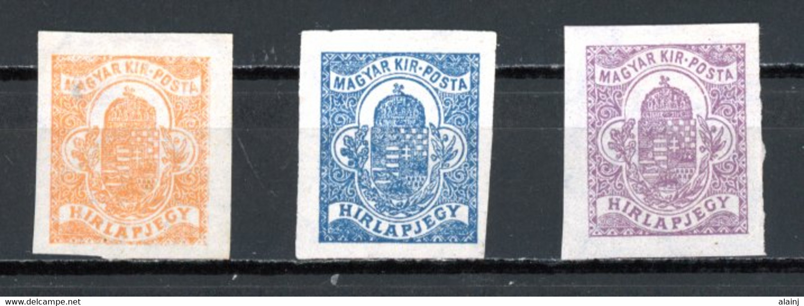 Hongrie   Timbres Pour Journaux  1 - 3  X   ---  Empire Austro-hongois  "Hirlapjegy"  --  Très Faibles Charnières - Giornali