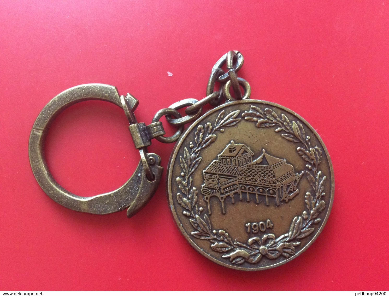 PORTE-CLES Metal   VITTEL  Le Chalet Du Lac  ST MANDE  5 - Key-rings