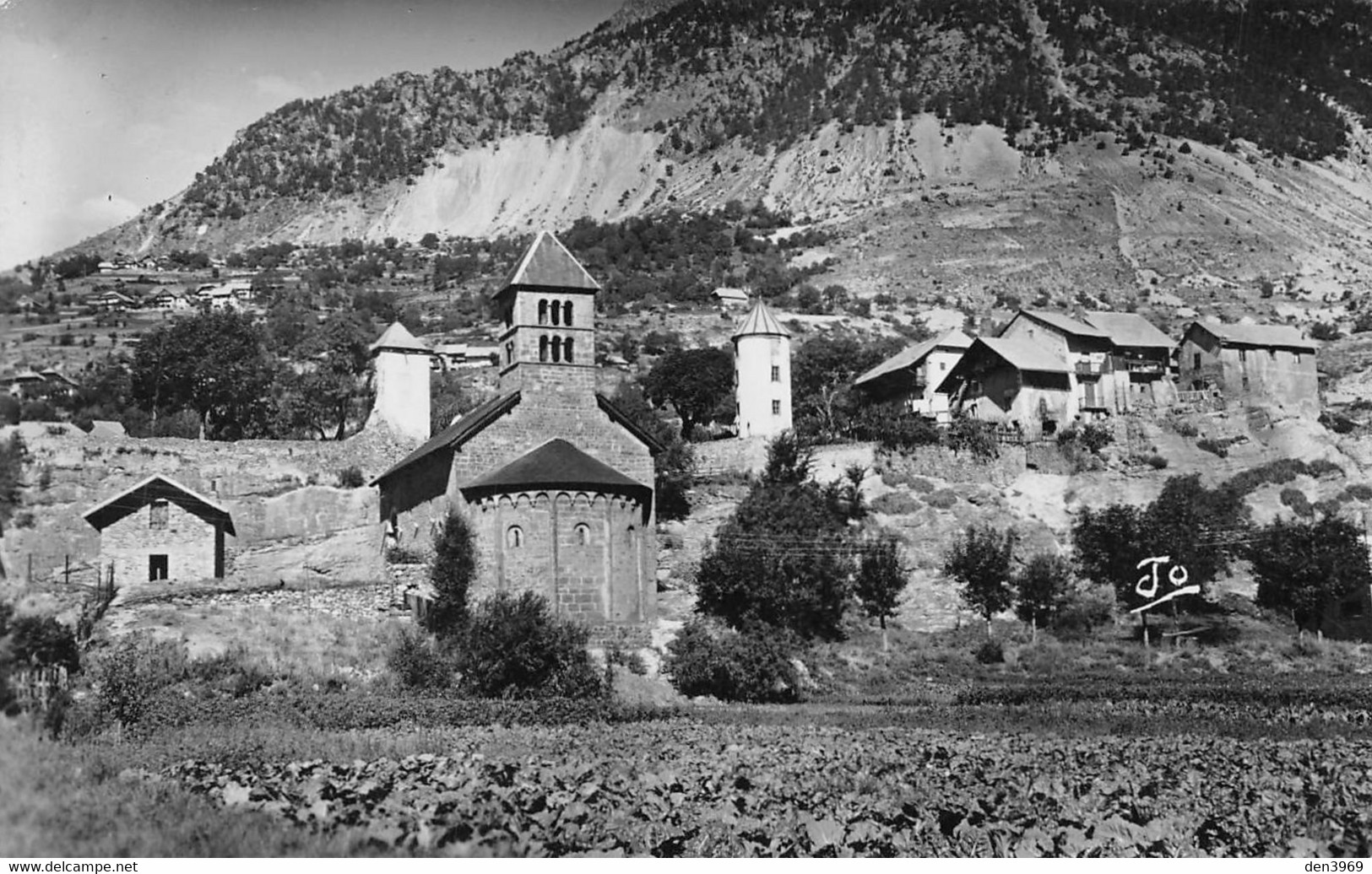 L'ARGENTIERE - La Chapelle Saint-Jean - Le Sorre-Bas Et Le Château - Philatélie Timbre Neuf Marianne 12f - L'Argentiere La Besse