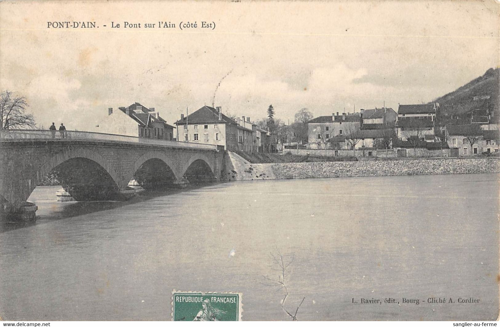 CPA 01 PONT D'AIN LE PONT SUR L'AIN COTE EST - Ohne Zuordnung