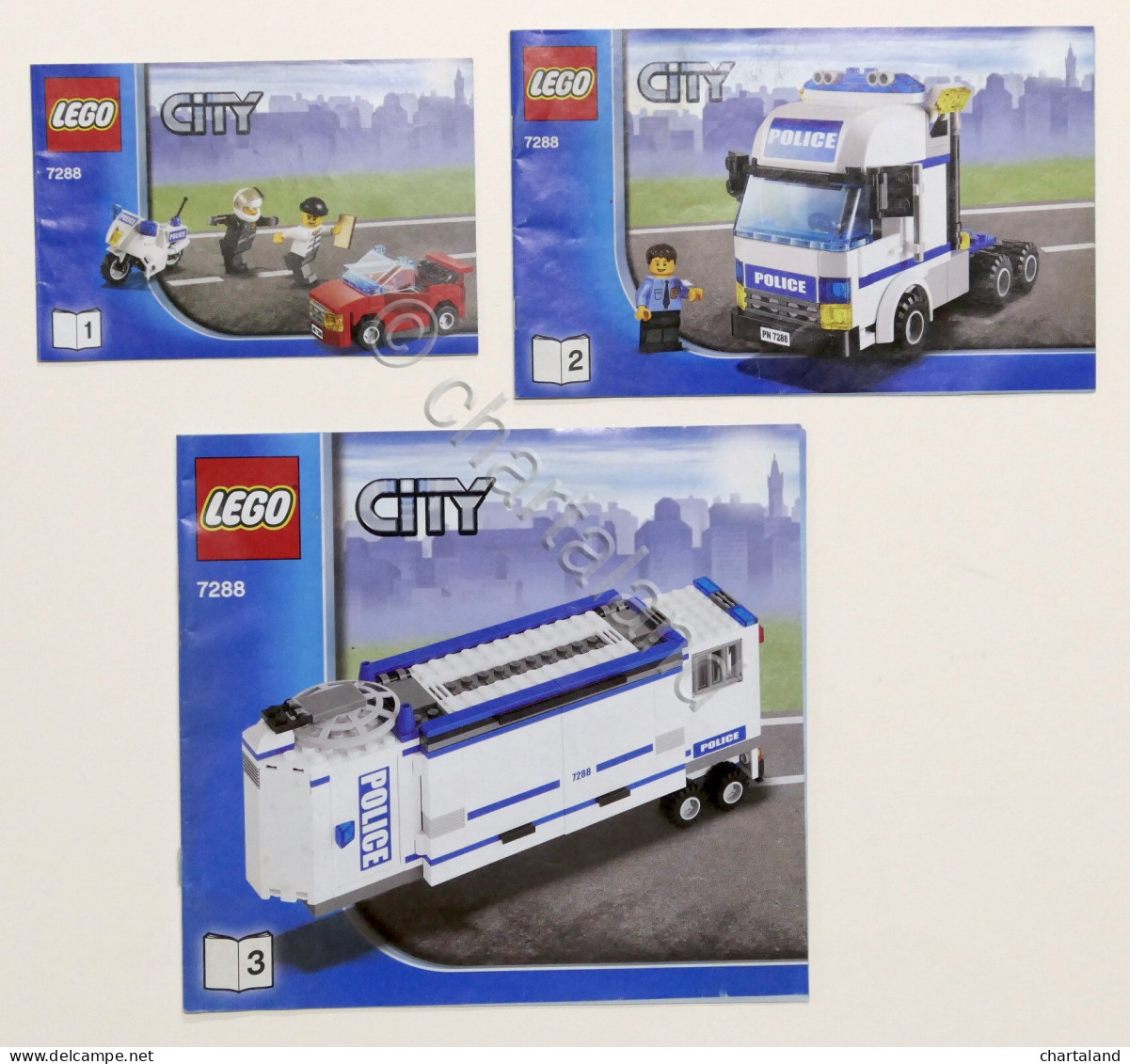 LEGO City - Manuale Istruzioni 7288 - Unità Mobile Di Polizia - Non Classés