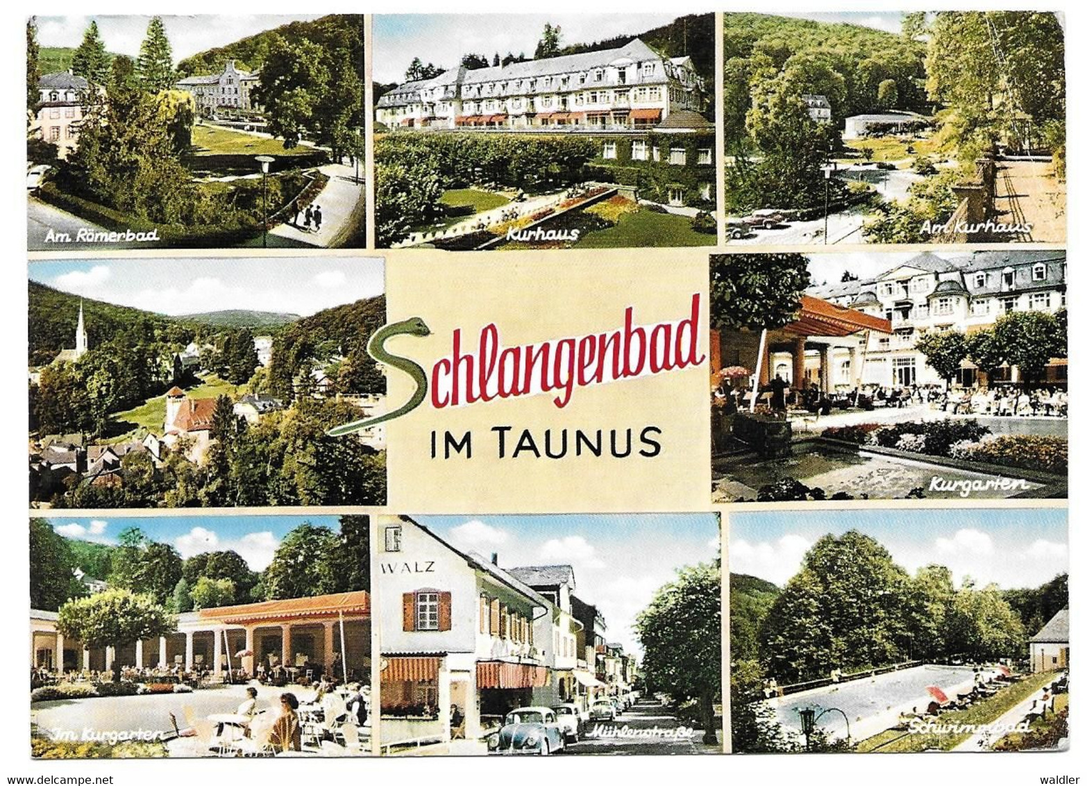 6229  SCHLANGENBAD  -  MEHRBILD  1973 - Schlangenbad