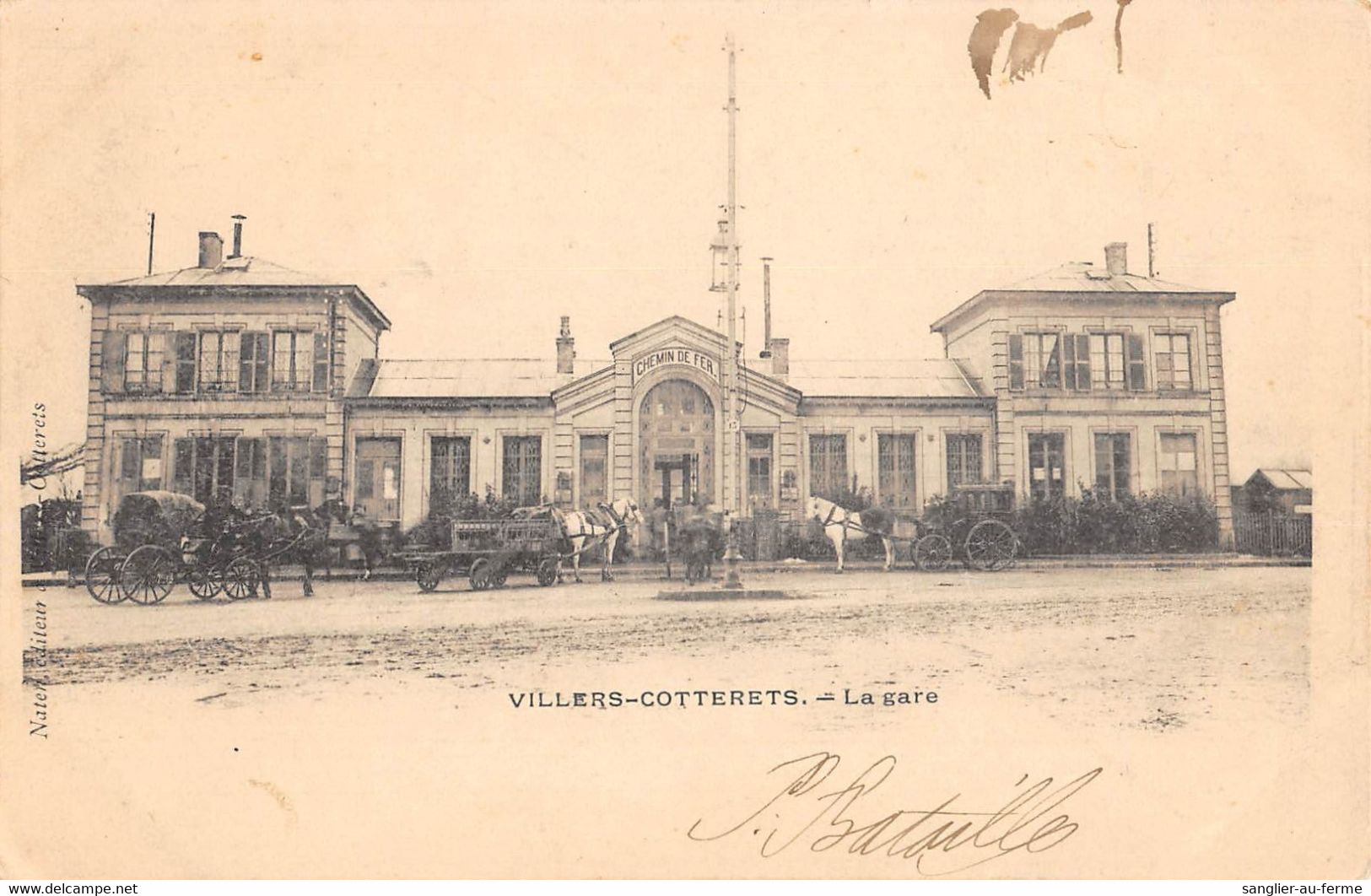 CPA 02 VILLERS COTTERETS LA GARE - Villers Cotterets