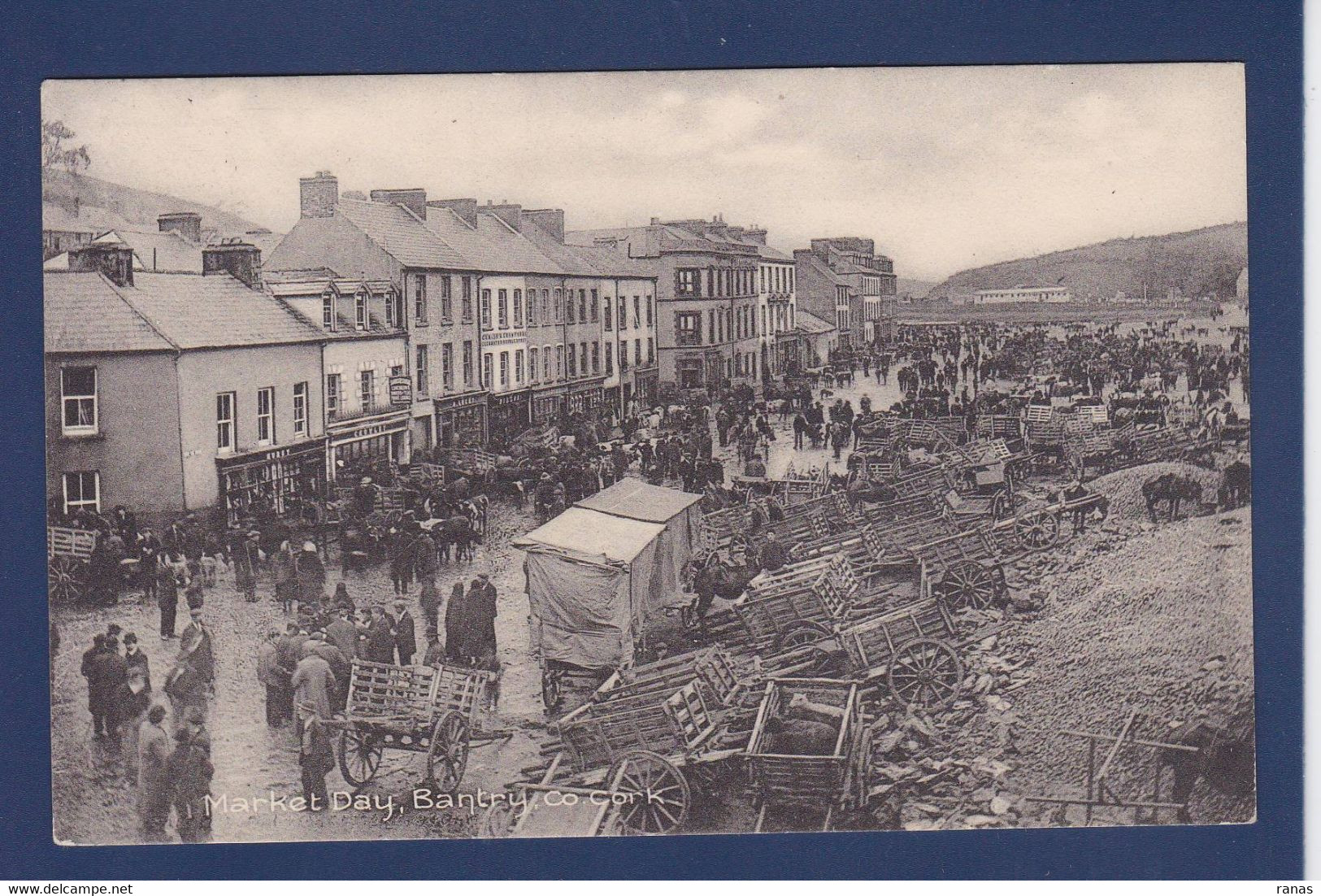 CPA Irlande Bantry Marché Market Circulé - Altri & Non Classificati