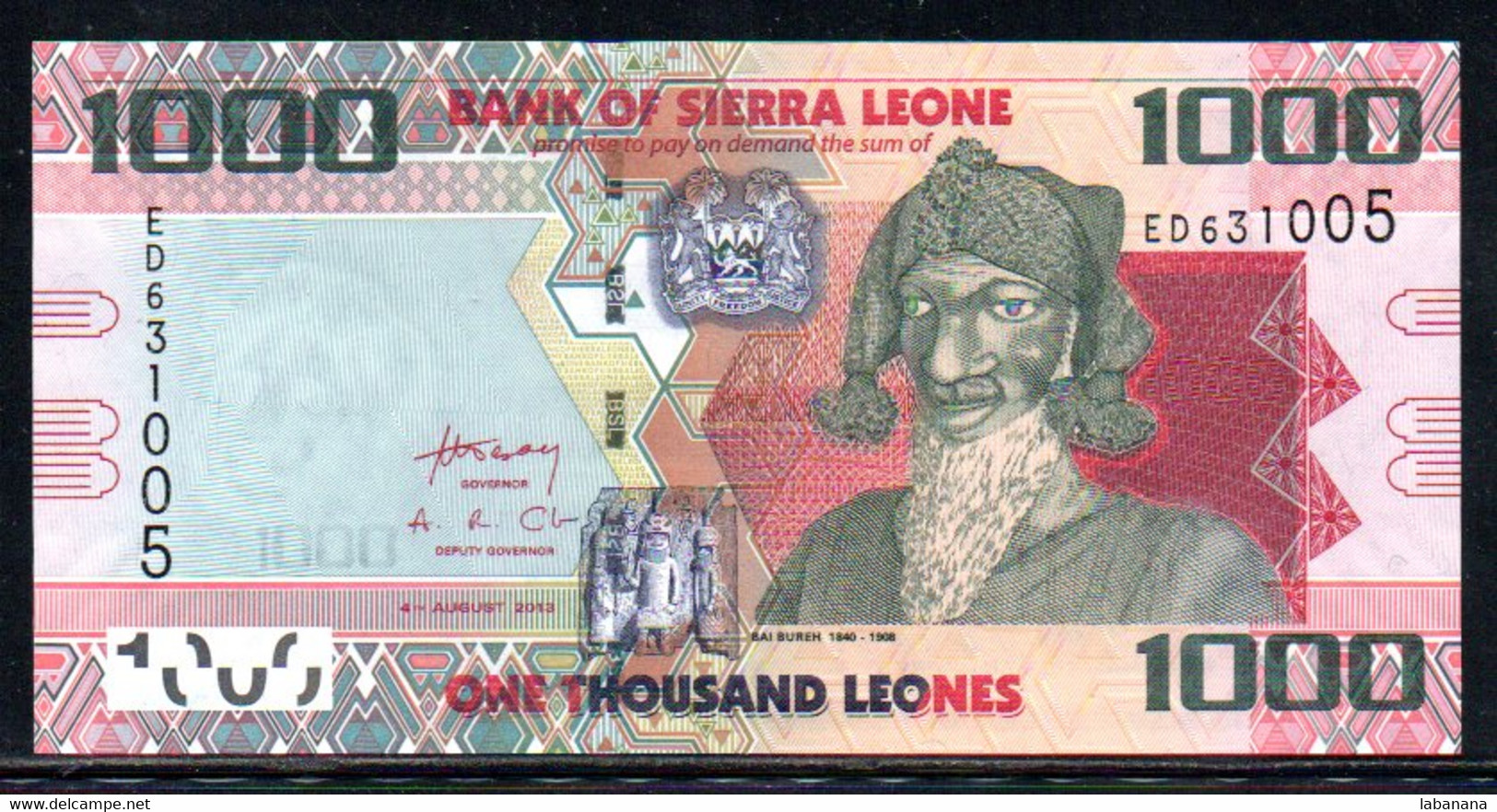 636-Sierra Leone 1000 Leones 2013 ED631 Neuf - Sierra Leona