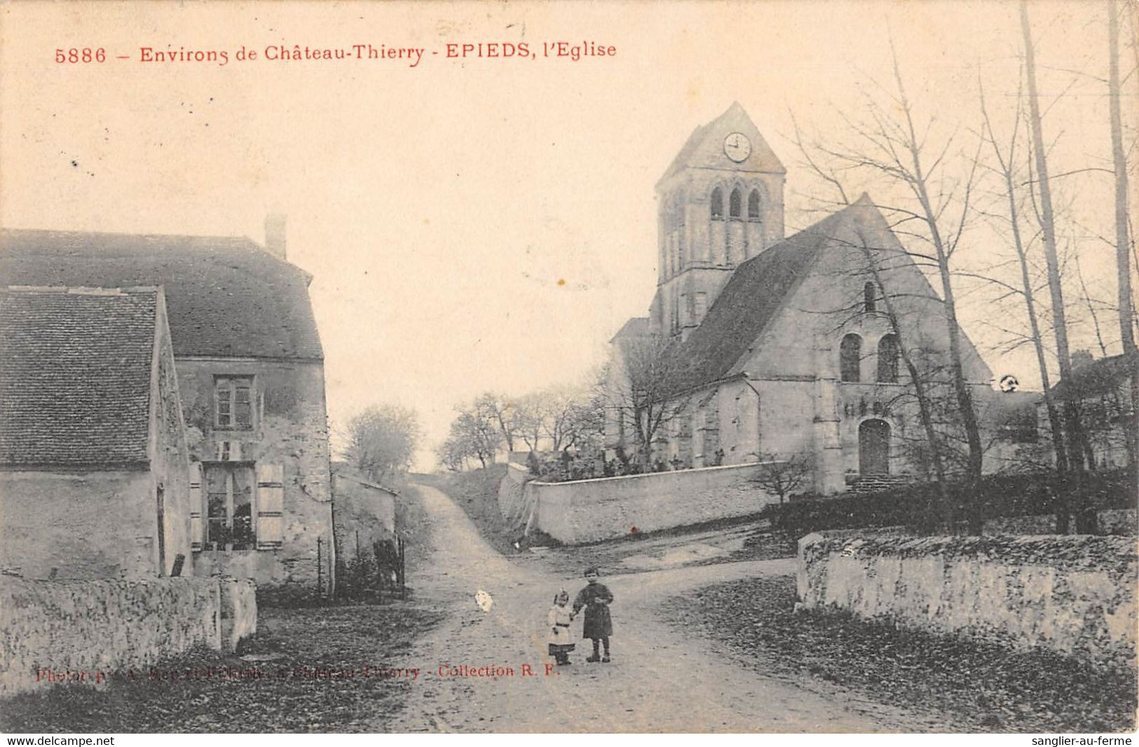 CPA 02 EPIEDS EGLISE - Other & Unclassified