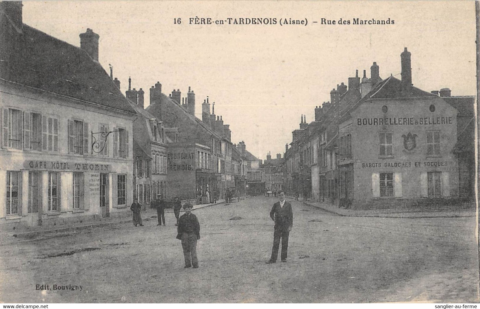 CPA 02 FERE EN TARDENOIS RUE DES MARCHANDS - Other & Unclassified
