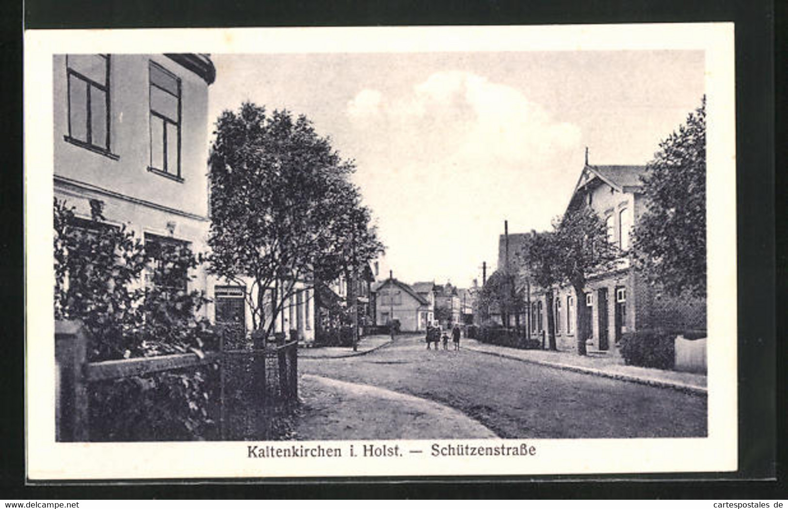 AK Kaltenkirchen I. Holst., Blick In Die Schützenstrasse - Kaltenkirchen