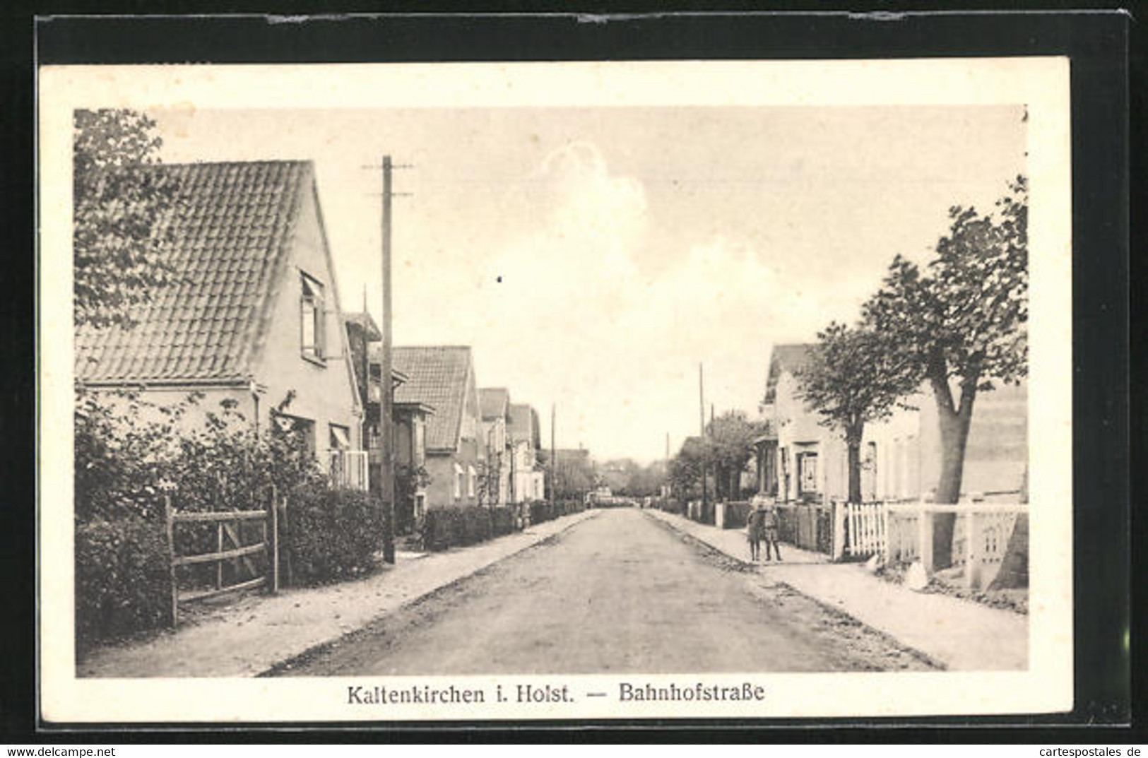 AK Kaltenkirchen / Holst., Wohnhäuser An Der Bahnhofstrasse - Kaltenkirchen