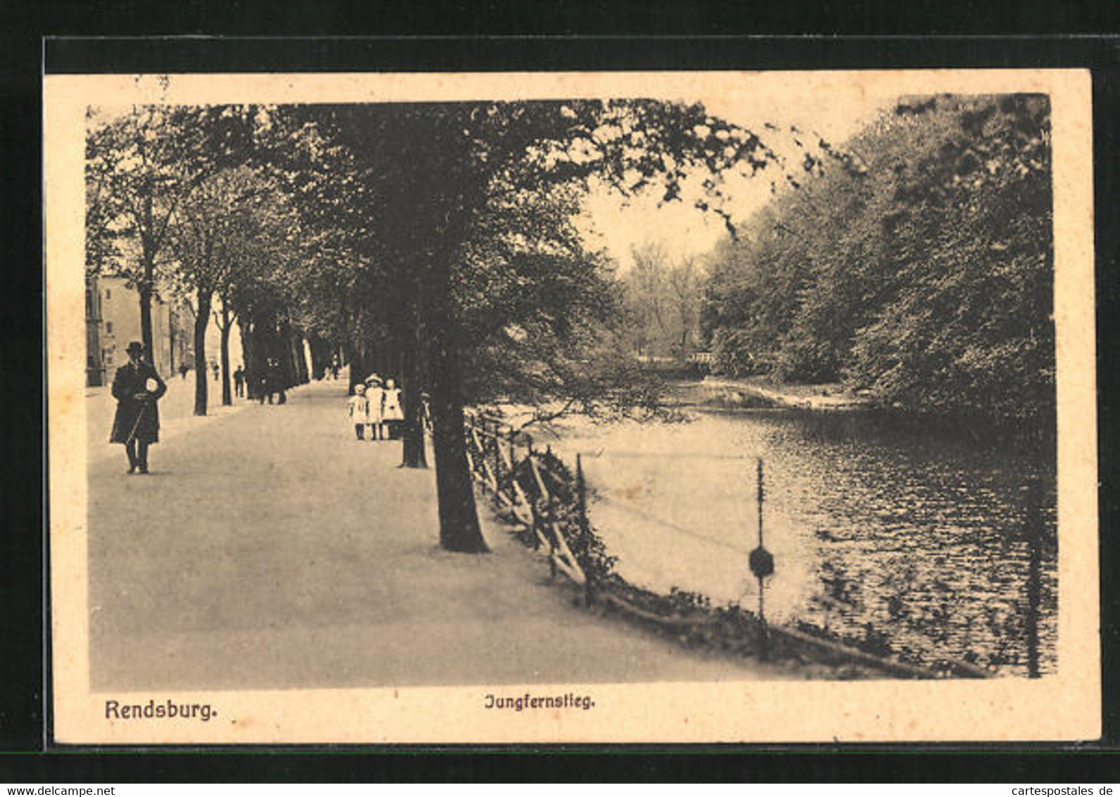 AK Rendsburg, Jungfernstieg - Rendsburg