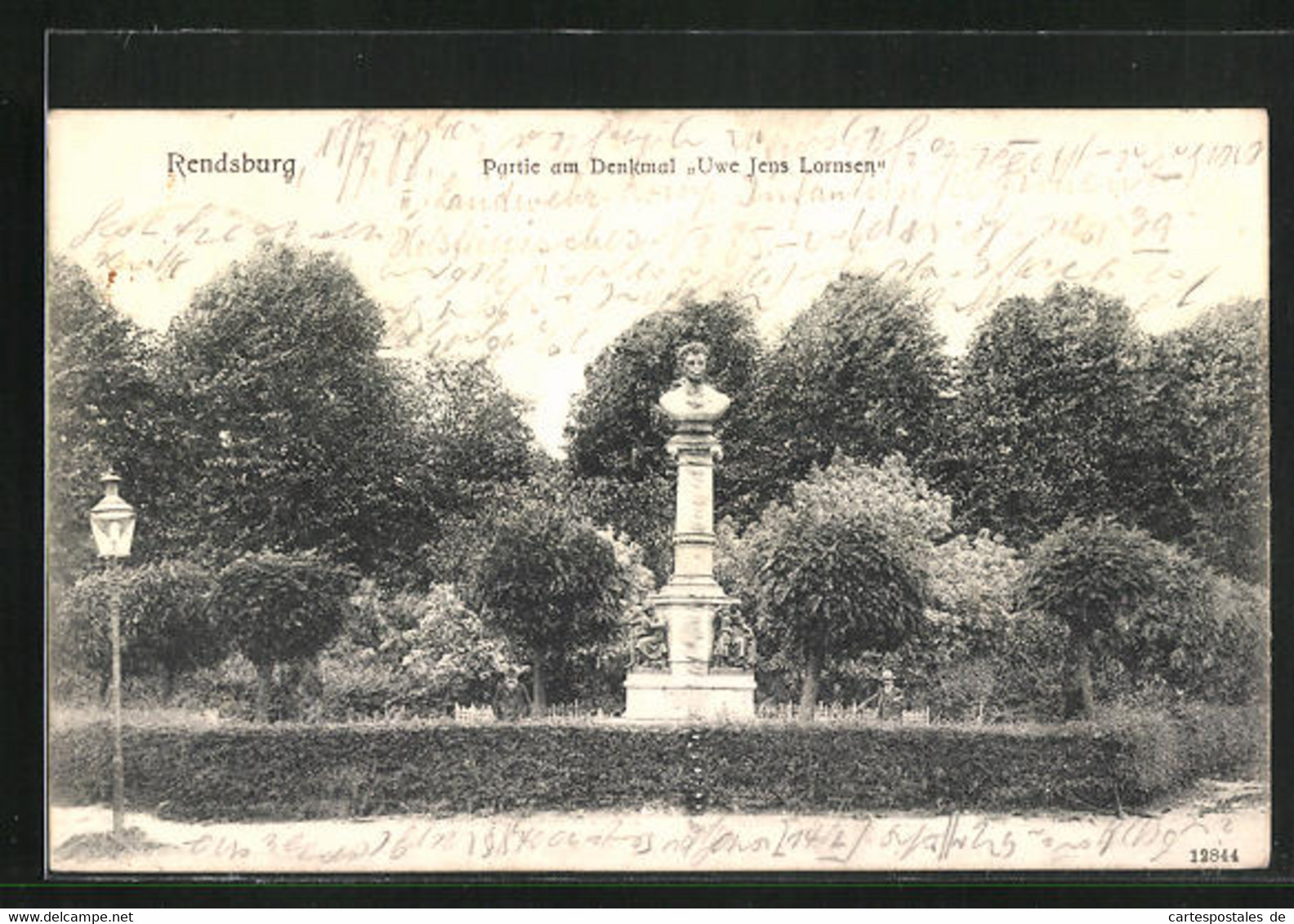 AK Rendsburg, Denkmal Uwe Jens Lornsen - Rendsburg