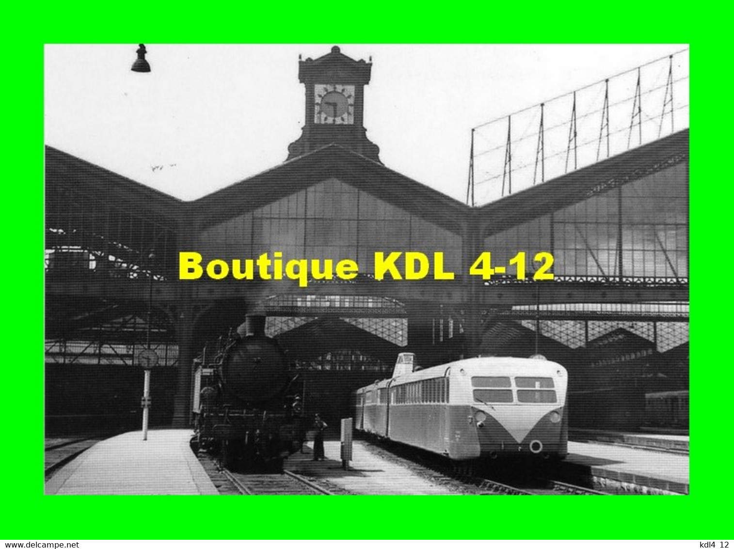 ACACF 218 - Autorail Bugatti Triple En Gare - PARIS SAINT-LAZARE - SNCF - Trains