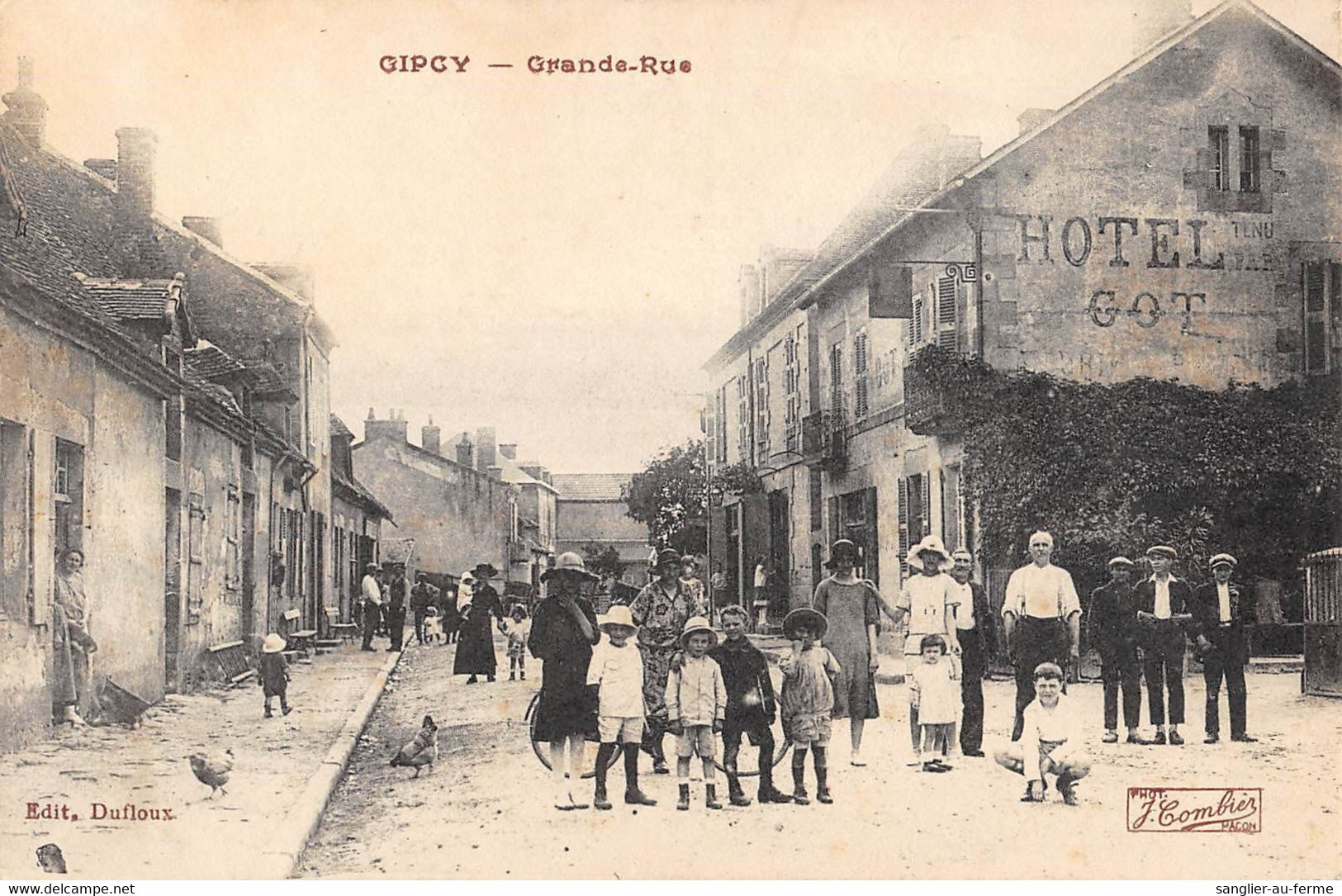 CPA 03 GIPCY GRANDE RUE - Sonstige & Ohne Zuordnung